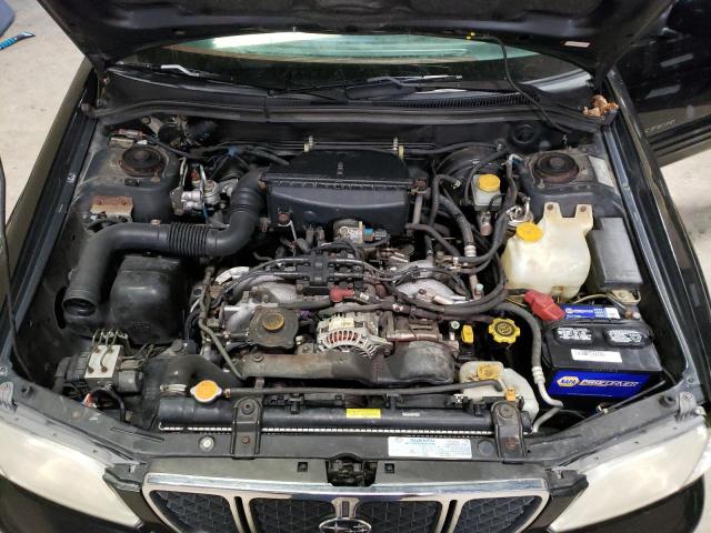 JF1SF65632H723407 - 2002 SUBARU FORESTER S შავი ფოტო 11