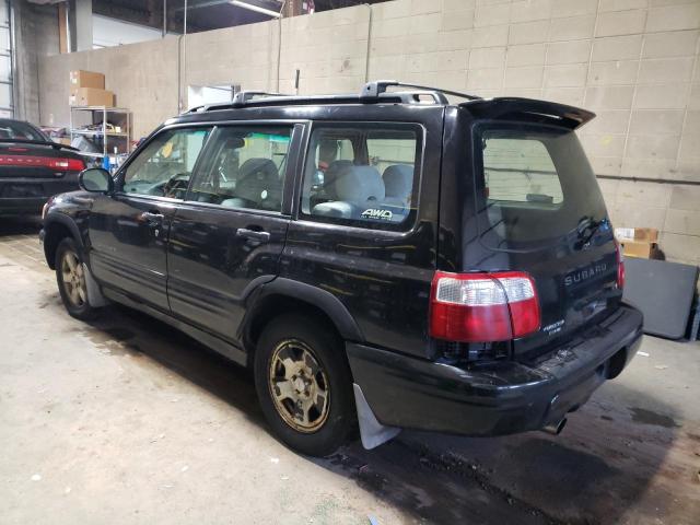 JF1SF65632H723407 - 2002 SUBARU FORESTER S შავი ფოტო 2