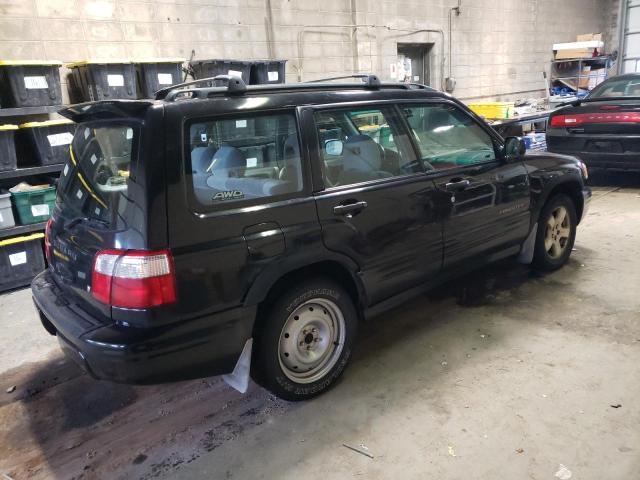 JF1SF65632H723407 - 2002 SUBARU FORESTER S შავი ფოტო 3