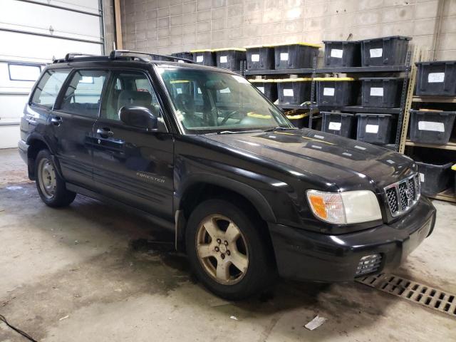 JF1SF65632H723407 - 2002 SUBARU FORESTER S შავი ფოტო 4