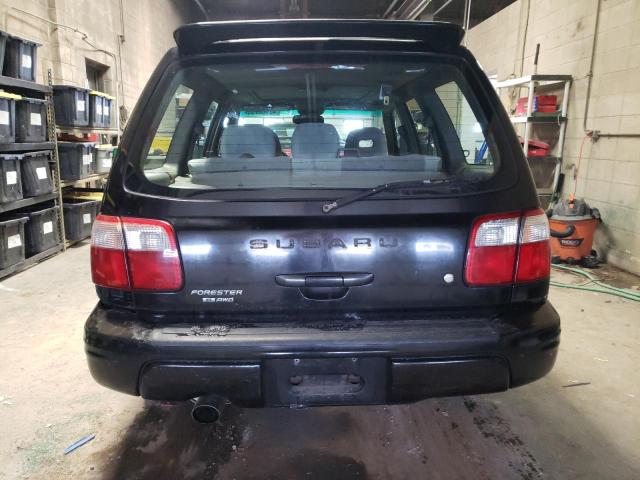 JF1SF65632H723407 - 2002 SUBARU FORESTER S შავი ფოტო 6