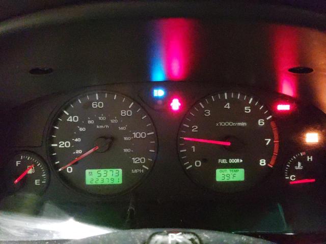 JF1SF65632H723407 - 2002 SUBARU FORESTER S შავი ფოტო 9