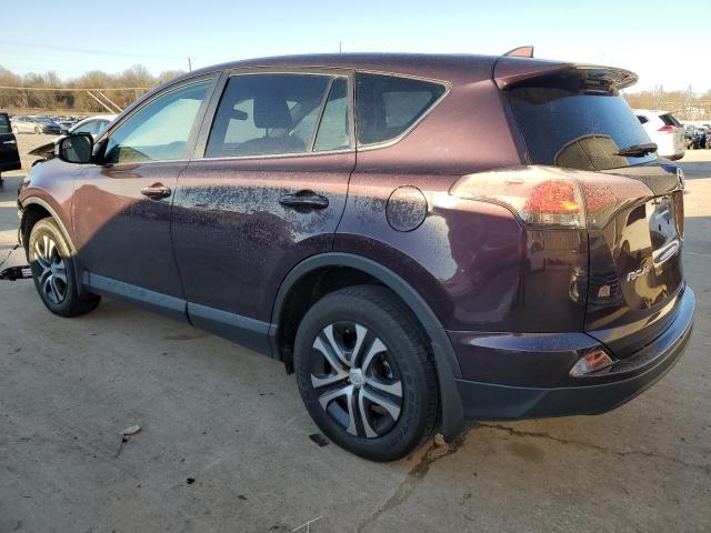 2T3BFREV5JW766528 - 2018 TOYOTA RAV4 LE BURGUNDY photo 2