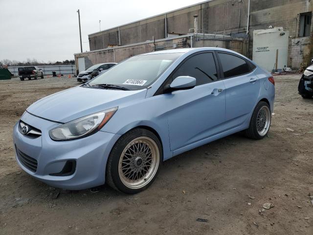 KMHCT4AEXDU331619 - 2013 HYUNDAI ACCENT GLS BLUE photo 1