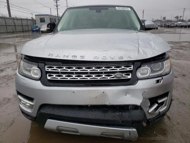 SALWR2VF8FA627534 - 2015 LAND ROVER RANGE ROVE HSE SILVER photo 5