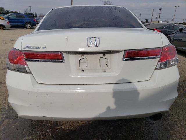 1HGCP2F39CA209842 - 2012 HONDA ACCORD LX WHITE photo 6