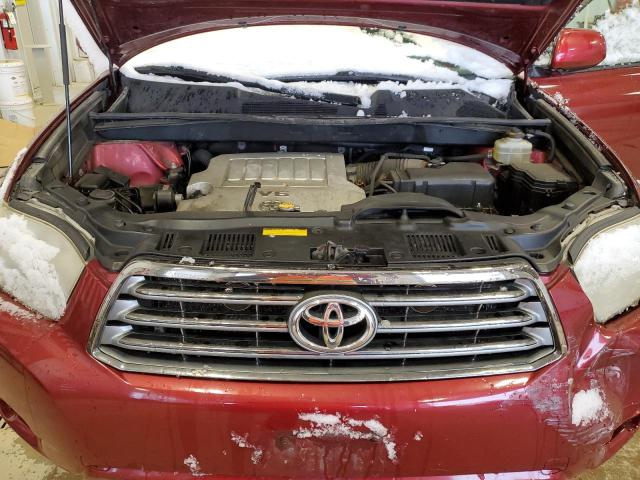 JTEES43A782048148 - 2008 TOYOTA HIGHLANDER SPORT RED photo 11