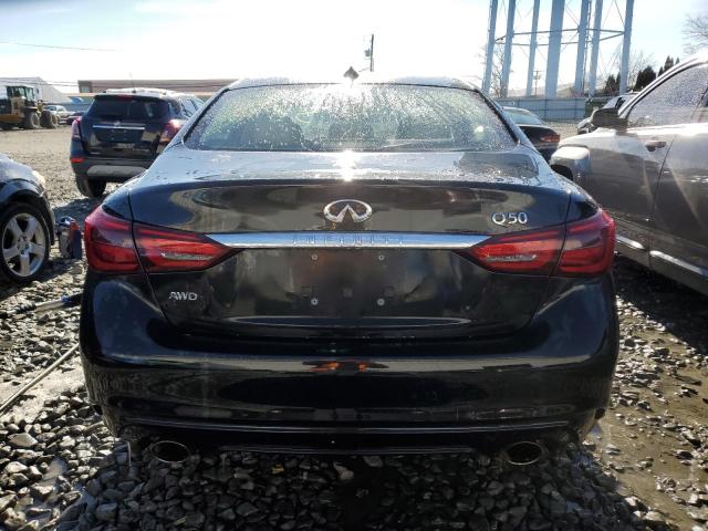 JN1EV7AR8KM591397 - 2019 INFINITI Q50 LUXE BLACK photo 6