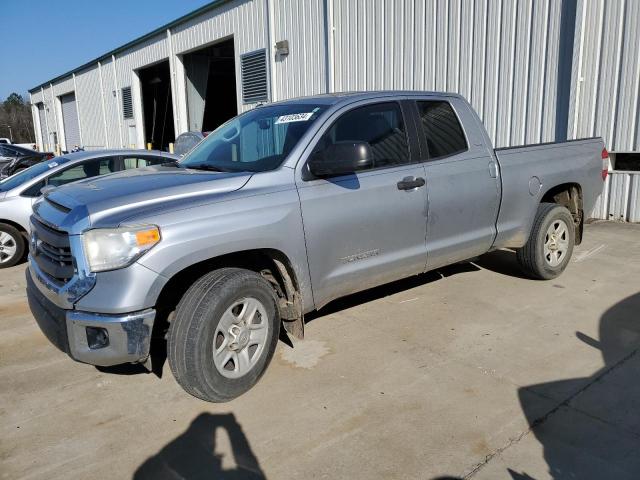 5TFRM5F1XFX087608 - 2015 TOYOTA TUNDRA DOUBLE CAB SR/SR5 SILVER photo 1