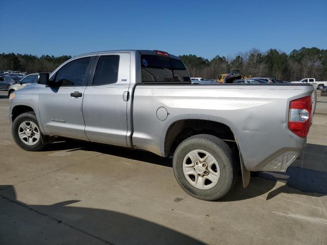 5TFRM5F1XFX087608 - 2015 TOYOTA TUNDRA DOUBLE CAB SR/SR5 SILVER photo 2