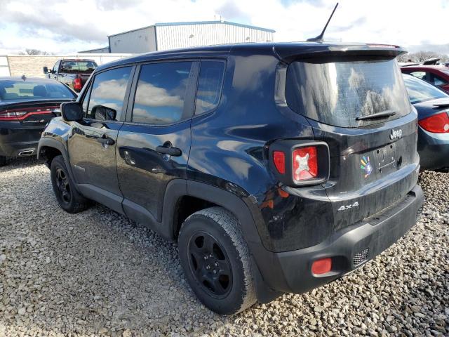 ZACCJBAB3HPG02533 - 2017 JEEP RENEGADE SPORT BLACK photo 2