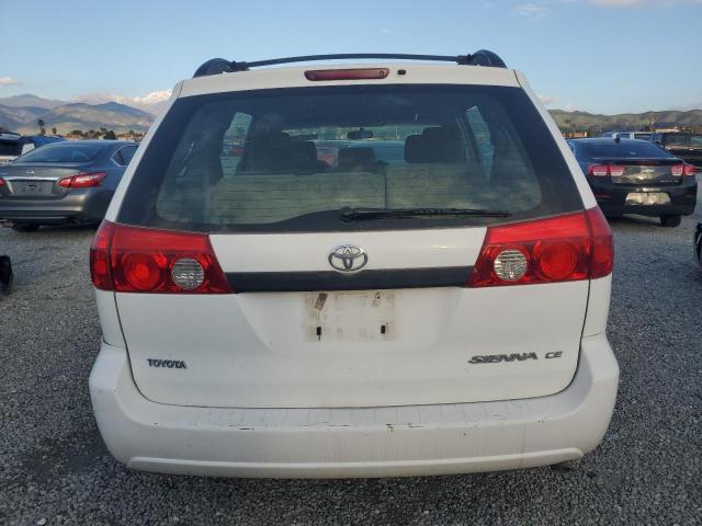 5TDZA23C36S518129 - 2006 TOYOTA SIENNA CE WHITE photo 6