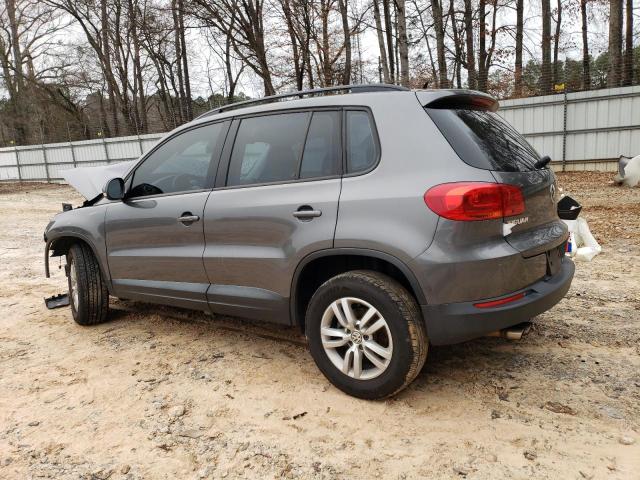 WVGAV7AX2GW610043 - 2016 VOLKSWAGEN TIGUAN S GRAY photo 2