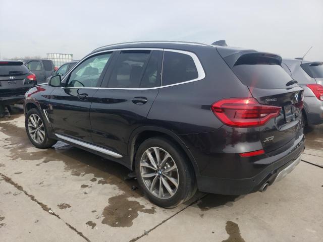 5UXTR7C56KLR49412 - 2019 BMW X3 SDRIVE30I BLACK photo 2