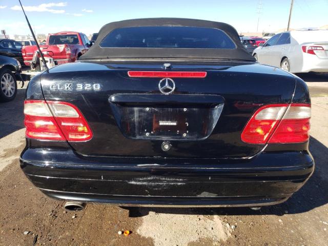 WDBLK65G73T135302 - 2003 MERCEDES-BENZ CLK 320 BLACK photo 6