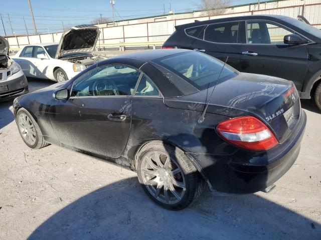 WDBWK56F05F040983 - 2005 MERCEDES-BENZ SLK 350 BLACK photo 2