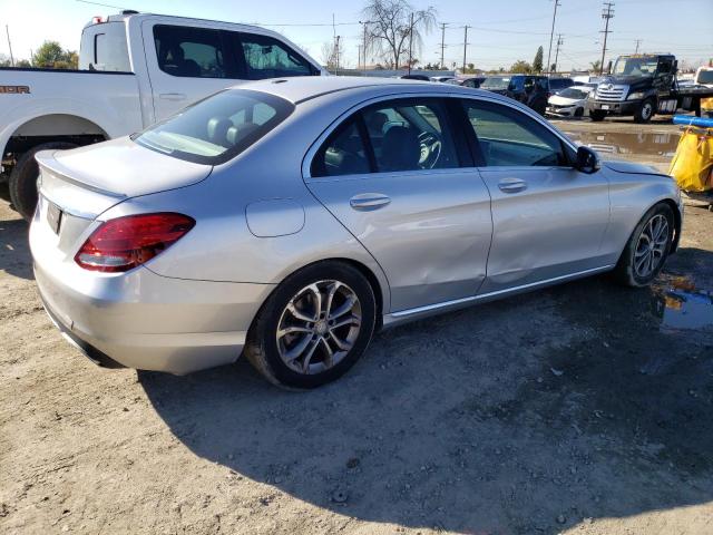 55SWF4JBXGU167394 - 2016 MERCEDES-BENZ C 300 SILVER photo 3