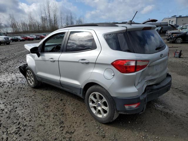 MAJ3P1TE2JC235494 - 2018 FORD ECOSPORT SE SILVER photo 2