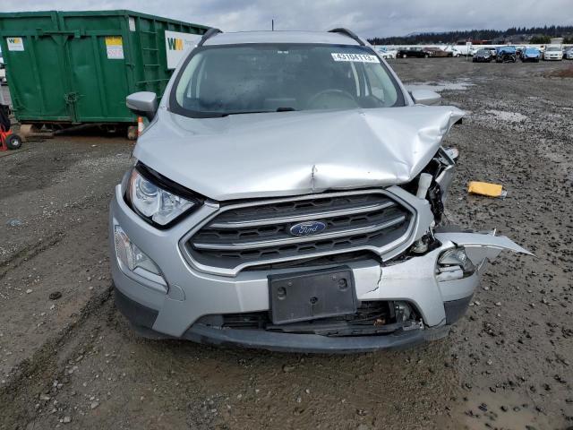 MAJ3P1TE2JC235494 - 2018 FORD ECOSPORT SE SILVER photo 5