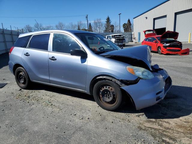 2T1KR32E63C126947 - 2003 TOYOTA COROLLA MA XR BLUE photo 4