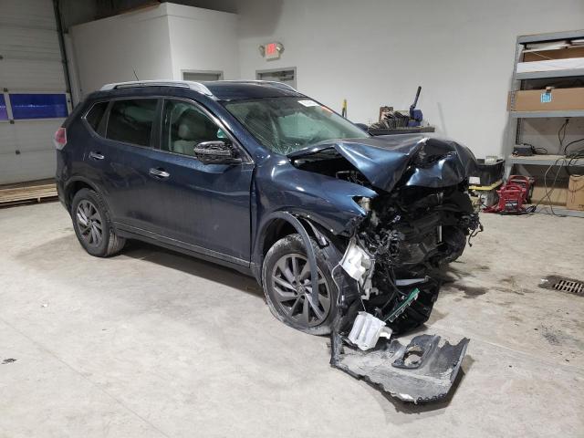 5N1AT2MV2GC746225 - 2016 NISSAN ROGUE S BLUE photo 4