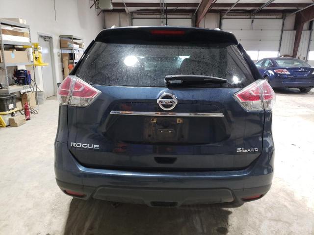 5N1AT2MV2GC746225 - 2016 NISSAN ROGUE S BLUE photo 6