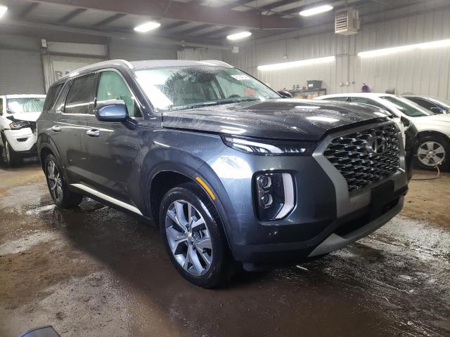 KM8R4DHE3LU145285 - 2020 HYUNDAI PALISADE SEL GRAY photo 4