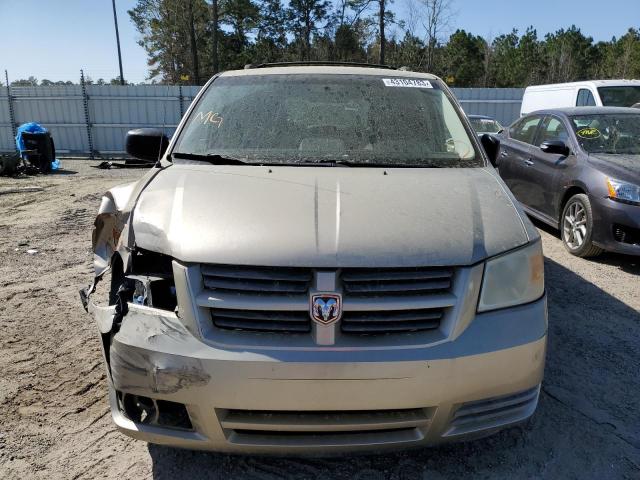 2D8HN44E19R601729 - 2009 DODGE GRAND CARA SE GOLD photo 5