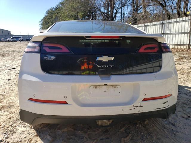 1G1RA6E41CU102030 - 2012 CHEVROLET VOLT WHITE photo 6