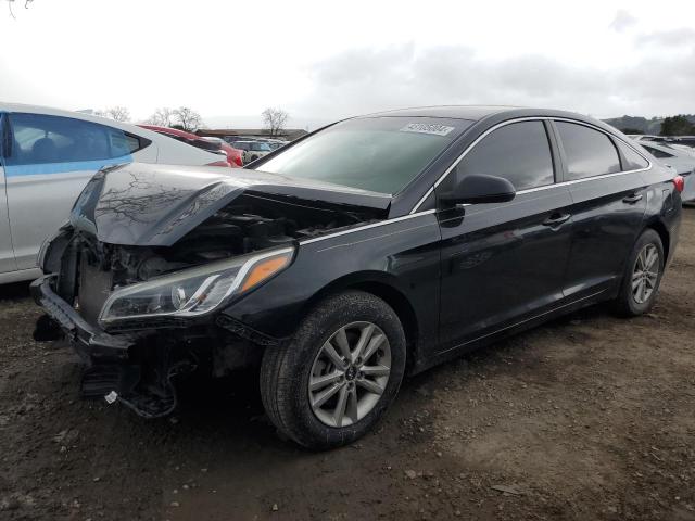 5NPE24AF4HH452977 - 2017 HYUNDAI SONATA SE BLACK photo 1