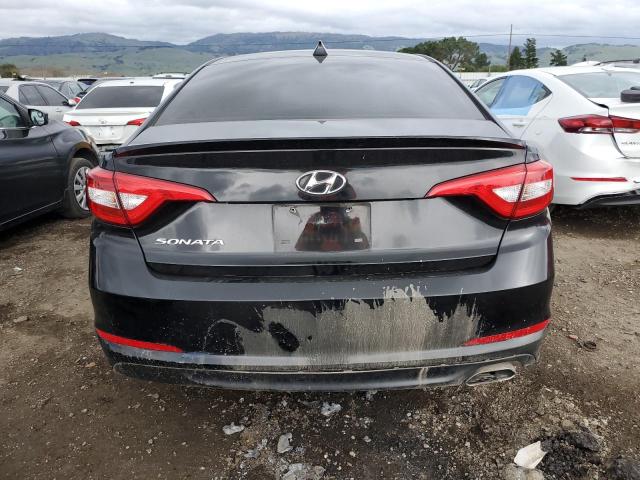 5NPE24AF4HH452977 - 2017 HYUNDAI SONATA SE BLACK photo 6