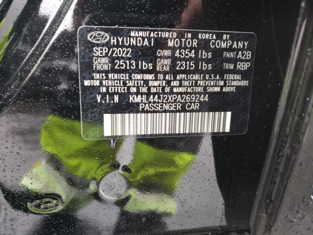 KMHL44J2XPA269244 - 2023 HYUNDAI SONATA SEL PLUS BLACK photo 12