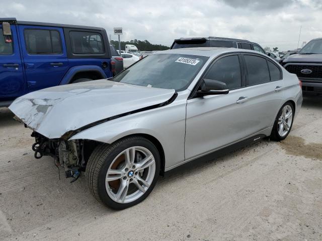 WBA8B3G58JNV01316 - 2018 BMW 340 I Srebrny zdjęcie 1