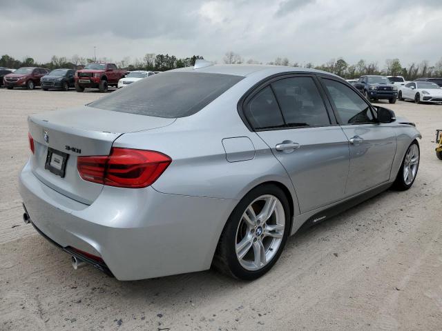 WBA8B3G58JNV01316 - 2018 BMW 340 I Srebrny zdjęcie 3