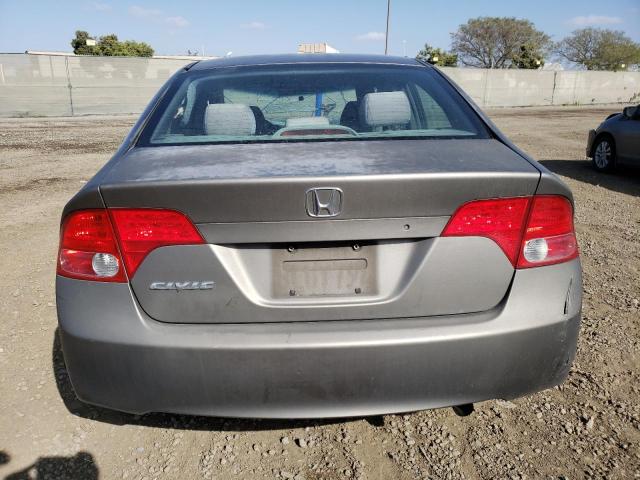 2HGFA16568H518851 - 2008 HONDA CIVIC LX SILVER photo 6