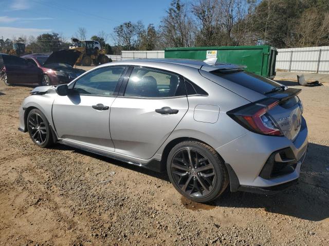 SHHFK7H92MU219841 - 2021 HONDA CIVIC SPORT TOURING SILVER photo 2