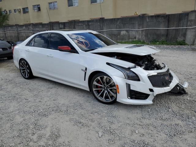 1G6A15S68J0165539 - 2018 CADILLAC CTS-V WHITE photo 4