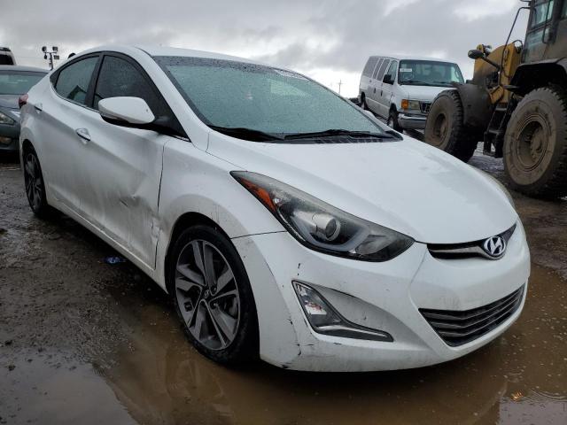 5NPDH4AE0EH488582 - 2014 HYUNDAI ELANTRA SE WHITE photo 4