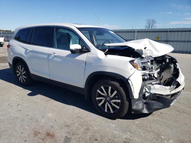 5FNYF5H56NB037206 - 2022 HONDA PILOT EXL WHITE photo 4