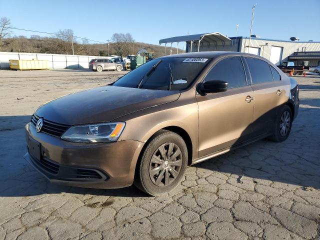 3VW2K7AJ7EM254048 - 2014 VOLKSWAGEN JETTA BASE 棕色 照片 1