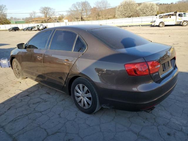 3VW2K7AJ7EM254048 - 2014 VOLKSWAGEN JETTA BASE 棕色 照片 2