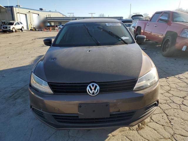 3VW2K7AJ7EM254048 - 2014 VOLKSWAGEN JETTA BASE 棕色 照片 5