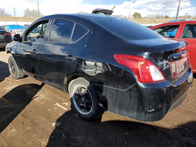 3N1CN7AP8FL908665 - 2015 NISSAN VERSA S BLACK photo 2