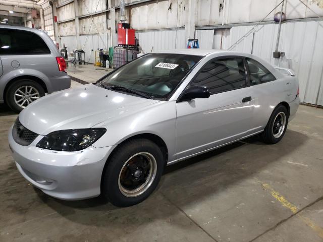 1HGEM21154L084996 - 2004 HONDA CIVIC DX VP SILVER photo 1