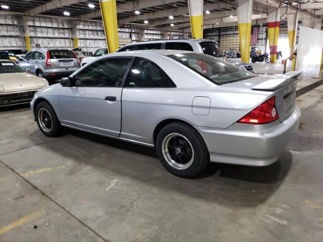 1HGEM21154L084996 - 2004 HONDA CIVIC DX VP SILVER photo 2