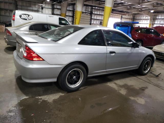 1HGEM21154L084996 - 2004 HONDA CIVIC DX VP SILVER photo 3