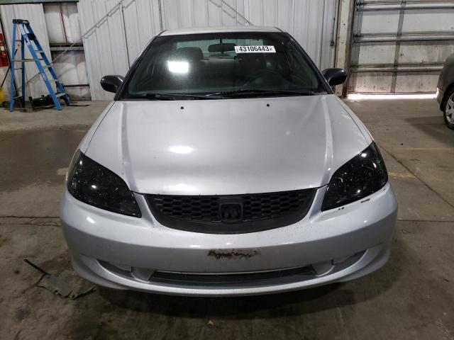 1HGEM21154L084996 - 2004 HONDA CIVIC DX VP SILVER photo 5