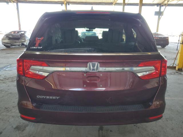 5FNRL6H72KB084538 - 2019 HONDA ODYSSEY EXL BURGUNDY photo 6