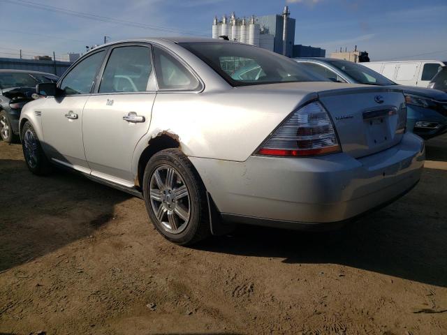 1FAHP25W98G129824 - 2008 FORD TAURUS LIMITED SILVER photo 2