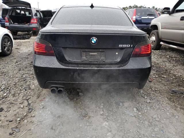 WBANW53568CT48546 - 2008 BMW 550 I BLACK photo 6